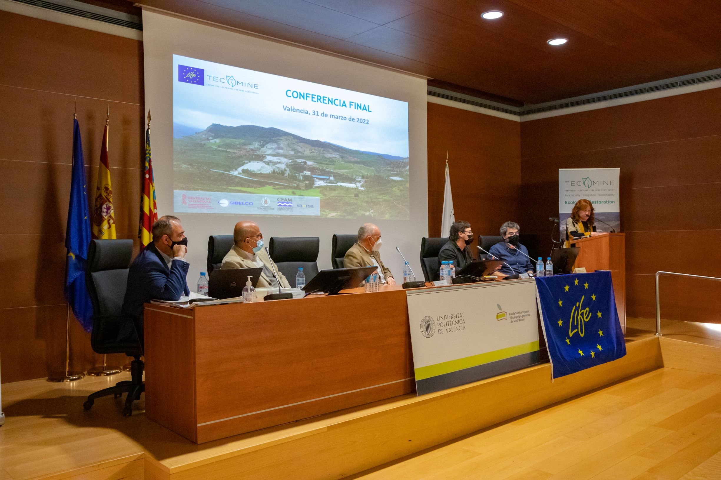 SUCCESS OF THE FINAL CONFERENCE OF THE LIFE TECMINE PROJECT "INNOVATIVE TECHNIQUES FOR MINE RESTORATION"